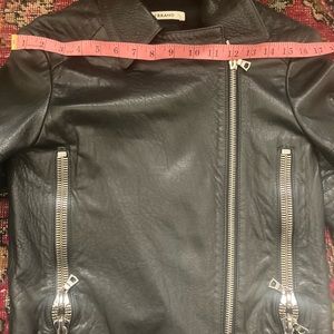 J. Brand Cropped Leather Jacket